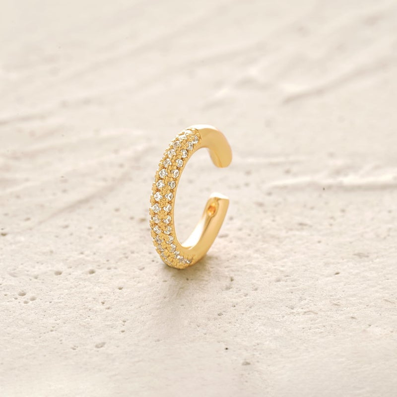 MYEARS Women Ear Cuff Earring Gold Non Pierced Ear Cartilage Clip on Wrap Hoop 14K Gold Filled Tiny Boho Beach Simple Minimalist Delicate Handmade Hypoallergenic Jewelry Gift-Sold as Single/Pair - Image 4